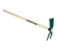 LEBORGNE Serfouette forgée panne et fourche 30cm avec manche en bois certifié PEFC 100%