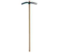 LEBORGNE Serfouette forgée panne et fourche 35cm avec manche en bois certifié PEFC 100%