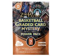 Lebron James PSA Carte classée Mystery Power Pack - 1 carte Lebron James classée PSA et 2 paquets de cartes de basket-ball par paquet - Exclusivité Amazon