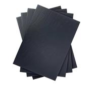 Lebrun Couverts - Lot de 4 Assiettes Ardoise Rectangulaire - Parfait pour vos Planches Apéro ou vos Plateaux de Fromages et Charcuterie - Plateau Apéritif et Tapas - 30 x 20 cm