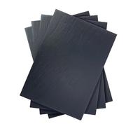 Lebrun Couverts - Lot de 4 Assiettes Ardoise Rectangulaire - Parfait pour vos Planches Apéro ou vos Plateaux de Fromage et Charcuterie - Service Qualité Restauration-Plateau Apéritif et Tapas 20x15cm