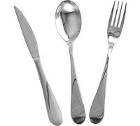 Lebrun Couverts - Ménagère et Service 24 Pièces TERRA - Acer Inox - Coffret Table 6 Personnes - Set de 24 Couverts Art de la table - 6 Fourchettes,6 Couteaux,6 Cuillères à soupe et 6 Petites Cuillères