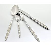 Lebrun Couverts - Ménagère TROPIC 3 MM - 24 Pièces - Service de Table - Acier Inox - Fourchettes - Cuillères - Couteaux Table - Set Couvert Cuisine - Couverts de Table - 12 Personnes