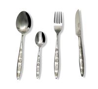 Lebrun Couverts - Ménagère TROPIC 3 MM - 24 Pièces - Service de Table - Acier Inox - Fourchettes - Cuillères - Couteaux Table - Set Couvert Cuisine - Couverts de Table - 12 Personnes