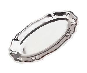 Lebrun plat ovale inox 4710405 45x26cm gris