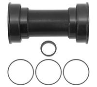 Lebycle BB92 Bike Bottom Bracket Hollow Integral Press Fit CNC Usined Aluminium Alliage Road Mountain Bike Roulement Accessoires pour vélos de route (Noir)