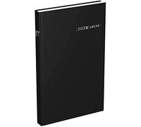 Lecas - 1 Agenda Civil Journalier Carre Travers - Format 14x22cm, Couleur Aleatoire , 2024