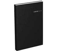 Lecas - 1 Agenda Civil Journalier Couronne Travers Euro Cents Noir - Janvier 2026 à Décembre 2026 - Format 12 x 17 cm