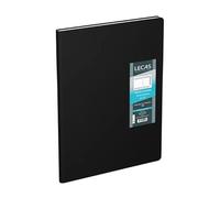 LECAS - 1 Agenda de Bureau Semainier Classique - Couverture Noir - Janvier 2027 à Décembre 2027 - Dimension 21 x 27,7 cm