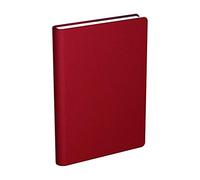 LECAS - 1 Agenda Journalier Classique - Couverture Rouge - Août 2025 à Août 2026 - Format 12 x 17 cm
