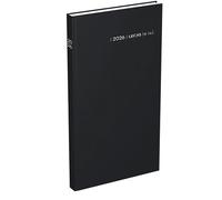 LECAS - 1 Agenda Journalier de Comptoir Euro/Cent Noir - Janvier 2026 à Décembre 2026 - Dimension 15 x 27 cm