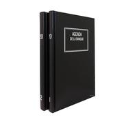 Lecas - Agenda Banquier Large Prestige 2 Volumes - 2 Pages par Jour - 18 x 29 cm - Janvier 2026 à Décembre 2026