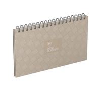 LECAS Agenda civil Desk planner perpétuel Semainier Format 24x14cm Reliure intégrale Couverture carton