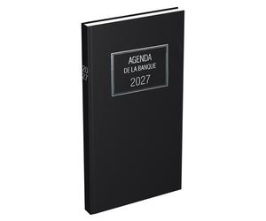 Lecas Agenda de Banque large - 18 x 29 cm - 2 volumes - 2027