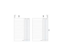Lecas - Agenda Perpetuel Caisse 14x22cm Noir
