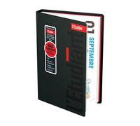 Lecas Agenda Scolaire L'etudiant Spécial Bac 12x18 Cm 1 J/ Page Noir