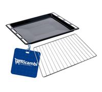 Leccarda noir + grille de four Hotpoint Ariston Indesit 447 x 365 mm d'origine