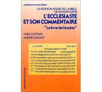L'Ecclessiaste Et Son Commentaire. Le Livre De L'Ascese
