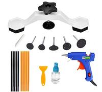 Lecerrot Outils Kit Débosselage Carrosserie Et Débosselage sans Peinture, 20 Pièces Réparation Dent Carrosserie avec Bâtons Colle Et Pistolet À Colle, Outils Réparation Carrosserie