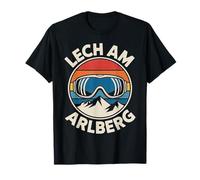 Lech Am Arlberg Montagne Coucher de Soleil Alpin T-Shirt