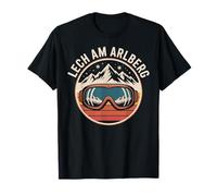 Lech Am Arlberg Montagne Coucher de Soleil Alpin T-Shirt