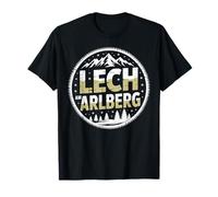 Lech Am Arlberg Montagne Coucher de Soleil Alpin T-Shirt