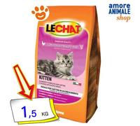 Lechat Chaton Avec Poulet Frais Et Riz Nourriture Sèche Pour Chats 1,5 Kg