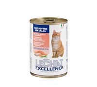 Lechat Excellence Bouchées en Sauce pour Chats Adultes, Saumon Truite et Légumes, 400g, Lot de 4
