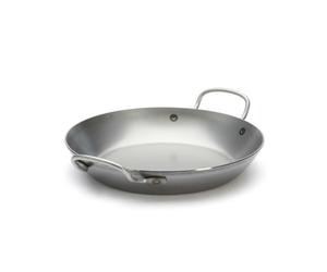 Lèche-frites rond 2 anses en acier carbone plus ø 24 cm