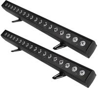 Lèche-mur à LED, 18x18W RGBWA UV,DMX , 2 pièces, fiche EU