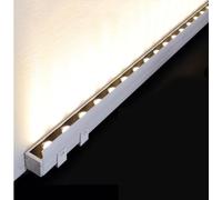 Lèche-mur LED avec éclairage extérieur à déflecteur,bande lumineuse linéaire LED avec support réglable,éclairage par projecteur,joints bout à bout mâles et femelles,joint d'enrobage de colle étanche