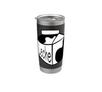 Leche Spanish Milk Carton Amateur de lait Gobelet isotherme en acier inoxydable double paroi