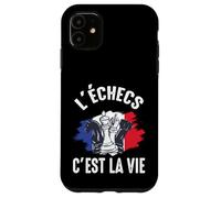L'Échec C'est la Vie échiquier Joueur d'Échecs Chess Drôle Coque pour iPhone 11