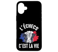 L'Échec C'est la Vie échiquier Joueur d'Échecs Chess Drôle Coque pour iPhone 16 Plus