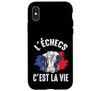 L'Échec C'est la Vie échiquier Joueur d'Échecs Chess Drôle Coque pour iPhone X/XS