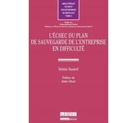 L'échec du plan de sauvegarde de l'entreprise en difficulté Semia Saaied (Auteur)