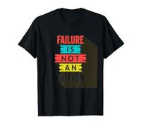 L'échec n'est Pas Une Option - Citation Anti-échec de Style Vintage T-Shirt Graphique avec Valeur