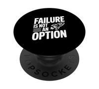 L'échec n'est Pas Une Option Citation de Motivation PopSockets PopGrip Adhésif