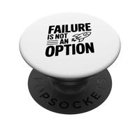 L'échec n'est Pas Une Option Citation de Motivation PopSockets PopGrip Adhésif
