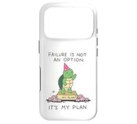 L'échec n'est Pas Une Option Tortue Drôle Coque pour iPhone 17 Pro