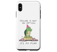 L'échec n'est Pas Une Option Tortue Drôle Coque pour iPhone XS Max