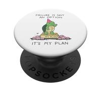 L'échec n'est Pas Une Option Tortue Drôle PopSockets PopGrip Adhésif