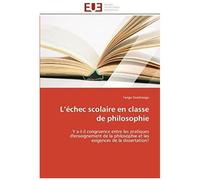 L'échec Scolaire En e Philosophie