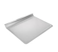Lèchefrite Rectangulaire 15x12 Pouces en Acier Zingué pour Four | Plateau Renforcé à Bords Roulés, Surface Antiadhésive, Nettoyage Facile, pour Grilles et Graisse Coulée