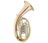Lechgold BH-19/4L Baryton - en laiton - Accord : Sib - Perce : 14,8 mm - 4 pistons rotatifs avec articulations Minibal - avec étui léger - verni