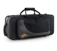 Étui Léger Lechgold pour saxophone alto - rembourrage thermique, poche extérieure, harnais sac à dos, compartiments séparés pour S-Bow, embouchure et accessoires - noir.