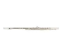 Flute Traversiere 925 Argent Sterling Clapets Ouverts Set Étui en Bois et Housse