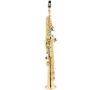 Saxophone Soprano Droit en Laque Laiton Fa# Set Coffre Embouchure Vandoren 2.0