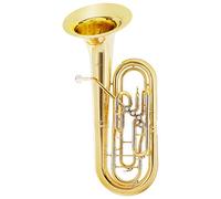 Lechgold OB-19/4L Oberkrainer Baryton, Modèle: OB-19/4L, Accord: Sib | Pistons Perinet: 4, Diamètre du pavillon: 283 mm, Perce: 14, 4 mm, Corps: laiton, 3 clés d’eau, Avec porte-partitions, 8 kg