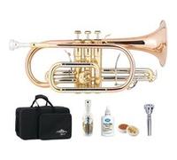 Lechgold Supreme CR-18L cornet en Sib laqué set Deluxe